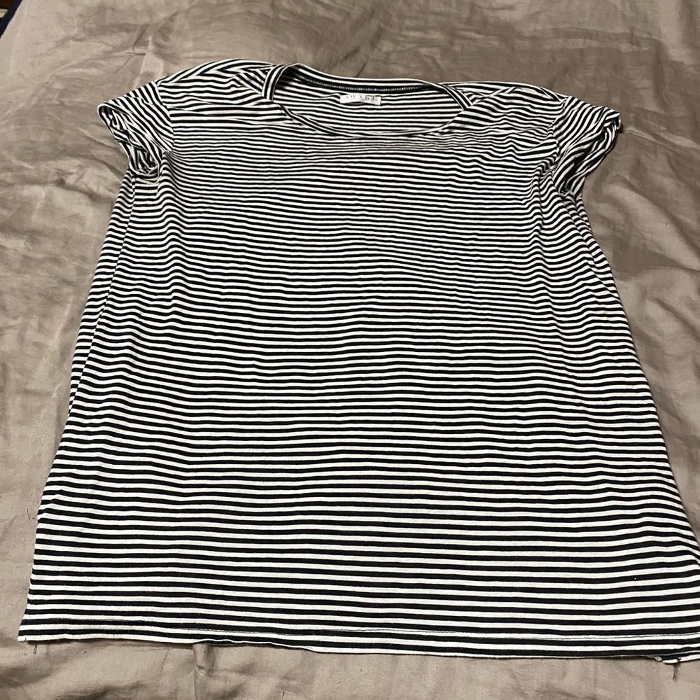 Awake‎ Monochrome Striped Short Sleeve Tee